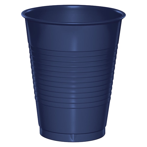 Touch Of Color Navy Blue Plastic Cups, 16oz, 240PK 28113781 - main